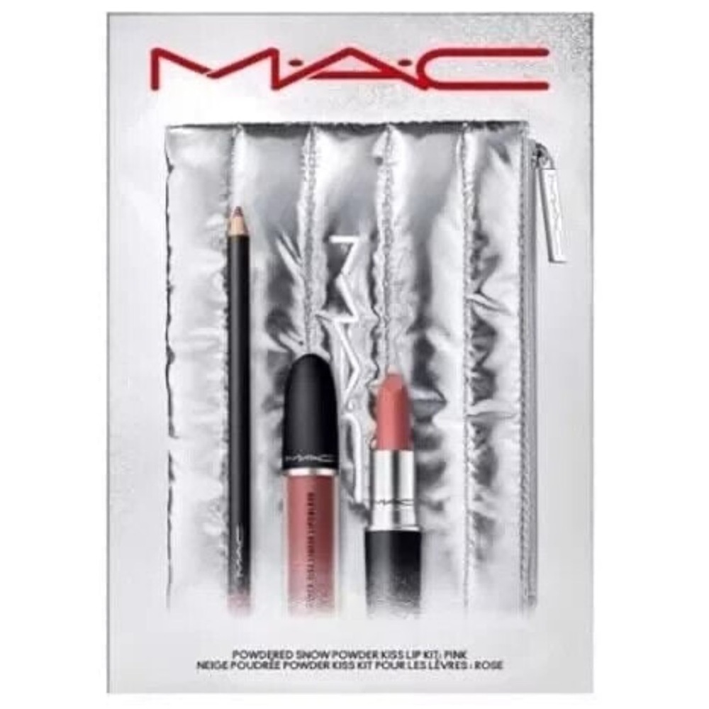 MAC Powdered Snow Power Kiss Lip Kit - Pink - Picture 2 of 7